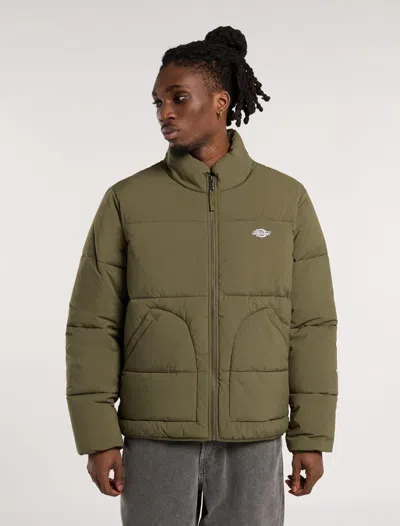 Dickies Jackets And Jackets Man  Summerdale Puffer - Dk0a87ogmgr1 Military Green