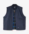 Dickies Tdc Multi Function Eisenhower Vest Navy In Blue