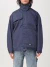 Dickies Button-fastening Patch-pocket Jacket In Blue