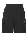 Dickies Cargo Shorts With Belt Loops And Pockets In Black
