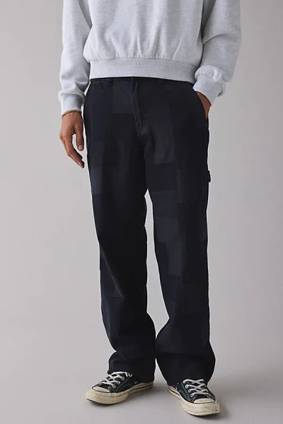 Dickies Jacquard Carpenter Pant In Rinsed, Men's At Urban Outfitters In Blue