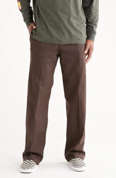 Dickies Jamie Foy Loose Fit Straight Leg Pants In Brown