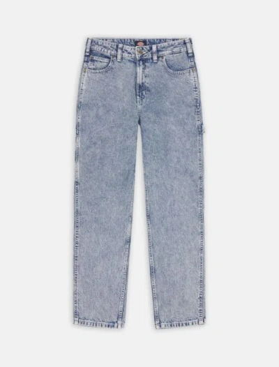 Dickies Jeans Woman  Hellendale Dk0a4xekj781 Blue Marble