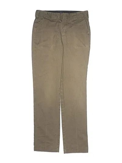 Pre-owned Dickies Kids' Khaki Pant In Brown
