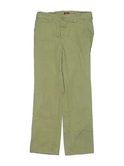 Pre-owned Dickies Kids' Khaki Pant In Green