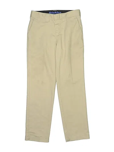 Pre-owned Dickies Kids' Khaki Pant In Ivory