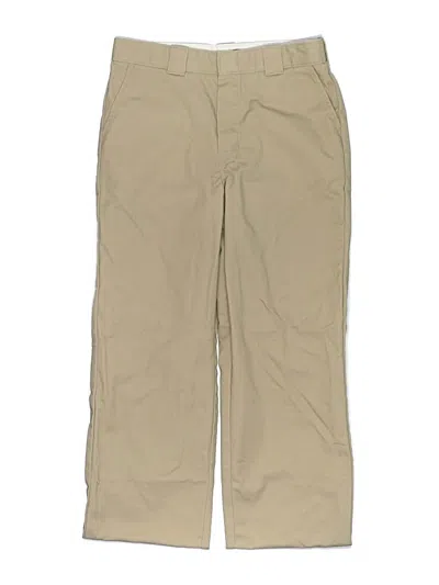 Pre-owned Dickies Kids' Khaki Pant In Tan