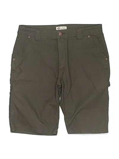 Pre-owned Dickies Khaki Shorts In Brown