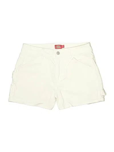 Pre-owned Dickies Khaki Shorts In Ivory