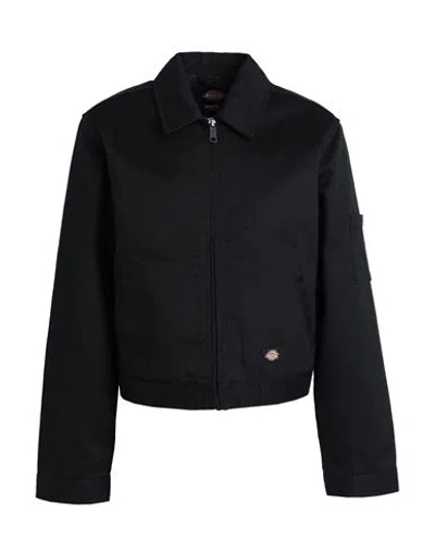 Dickies Women's Unlined Cropped Eisenhower Jacket In Black