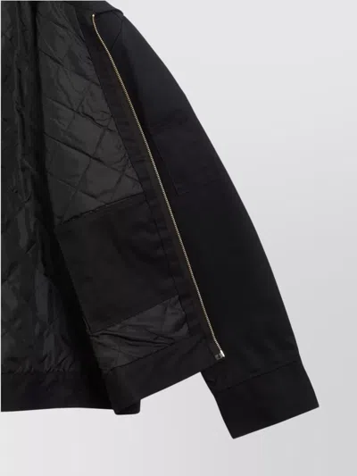 Dickies Lined Jacket Eisenhower Adjustable Boxy Waterproof In Black