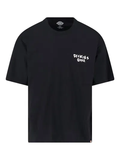 DICKIES LOGO-DETAIL CREW-NECK T-SHIRT