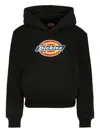 Dickies Logo-embroidered Hoodie In Black