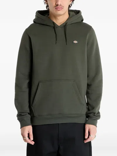 Dickies Logo Hoodie In Green