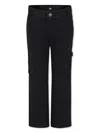 Dickies Logo-patch Cotton Trousers In Black