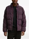 Dickies Logo-print Puffer Jacket In Purple