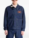 Dickies Logo-patch Denim Jacket In Blue