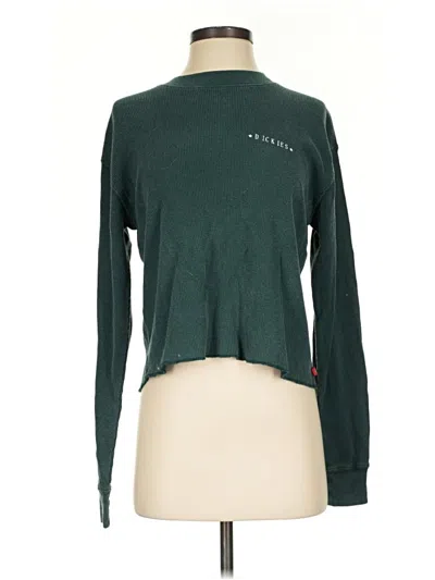 Pre-owned Dickies Long Sleeve Turtleneck In Green