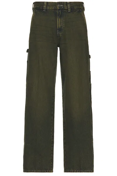 Dickies Loose Denim Painter In Green Tone Fade