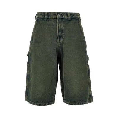 Dickies Loose Denim Painter Shorts In Green