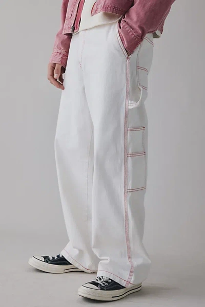 Dickies Loose Fit Carpenter Jean In Egret, Men's At Urban Outfitters