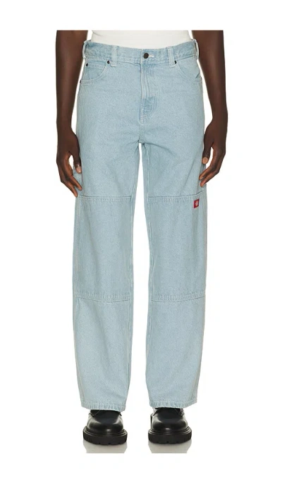 Dickies Loose Straight Double Knee Jean In Blue