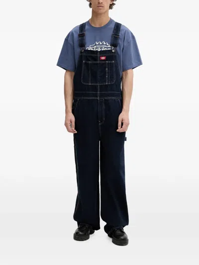 Dickies Loose-fit Dungarees In Blue
