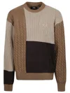 Dickies Lucas Patchwork Sweater Men's Sweater Black In Black
