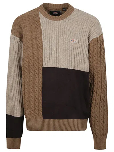 Dickies Lucas Patchwork Sweater In Multi