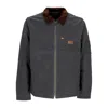 Dickies Lucas Waxed Jacket Charcoal Gray Men's Jacket In Charcoal Grey