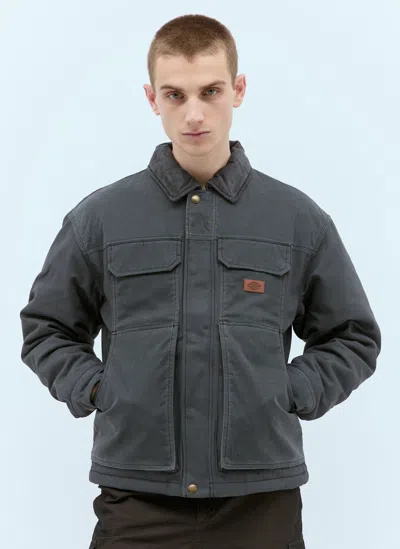 Dickies Lucas Waxed Jacket In Gray