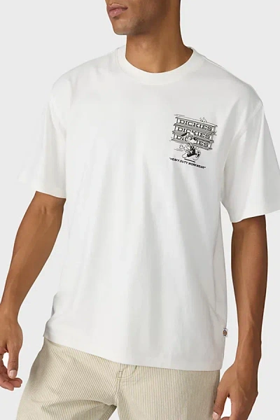 Dickies Lynndyl Graphic Tee In Ivory, Men's At Urban Outfitters In White