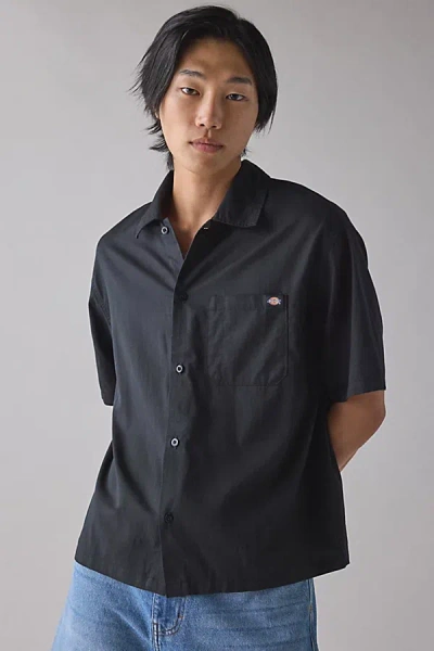Dickies Lynville Short Sleeve Shirt Top In Black, Men's At Urban Outfitters