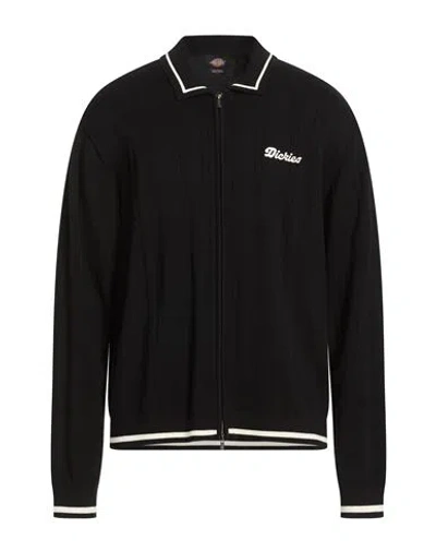 Dickies Man Cardigan Black Size L Cotton In Blue