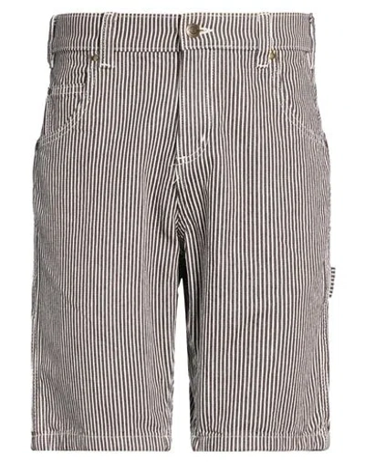 Dickies Man Denim Shorts Dark Brown Size 30 Cotton