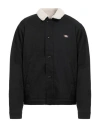 Dickies Man Jacket Black Size Xl Cotton, Polyester In Black