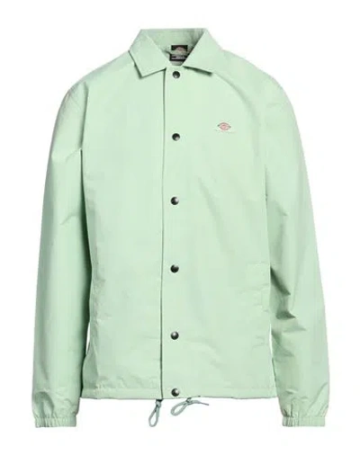 Dickies Man Jacket Light Green Size M Polyamide, Polyester