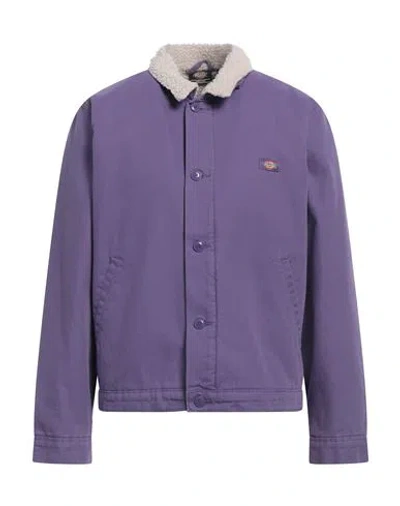 Dickies Man Jacket Purple Size M Cotton