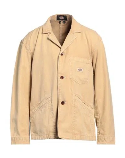 Dickies Man Jacket Sand Size L Cotton In Beige