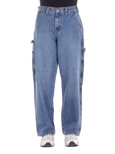Dickies Man Jeans Dk0a4z6r K211 Painter Denim Rised Blue W/ F Rinsed In Other