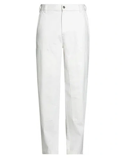 Dickies Man Jeans White Size 34w-32l Cotton