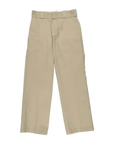 Dickies Man Pants Beige Size 26 Polyester, Cotton In Sand