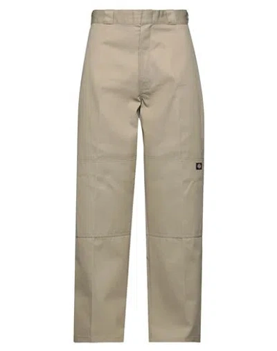 Dickies Double Knee Loose Straight Leg Pants In Beige