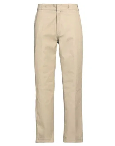 Dickies Man Pants Beige Size 27 Polyester, Cotton