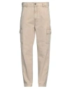 Dickies Man Pants Beige Size 34 Cotton In Beige