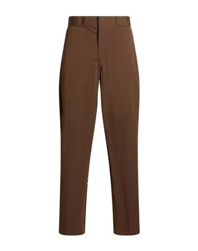 Dickies Man Pants Brown Size 31 Polyamide