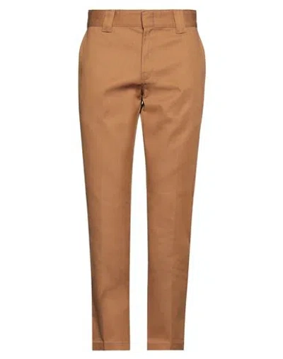 Dickies Man Pants Brown Size 34w-32l Polyester, Cotton
