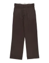 Dickies Man Pants Dark Brown Size 26 Polyester, Cotton