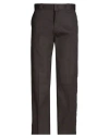 Dickies Straight Leg Cotton-blend Trousers In Brown
