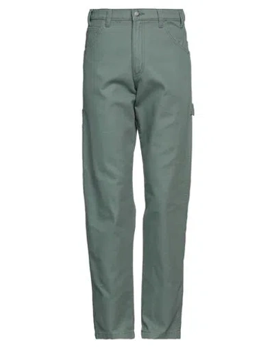 Dickies Man Pants Green Size 28 Cotton